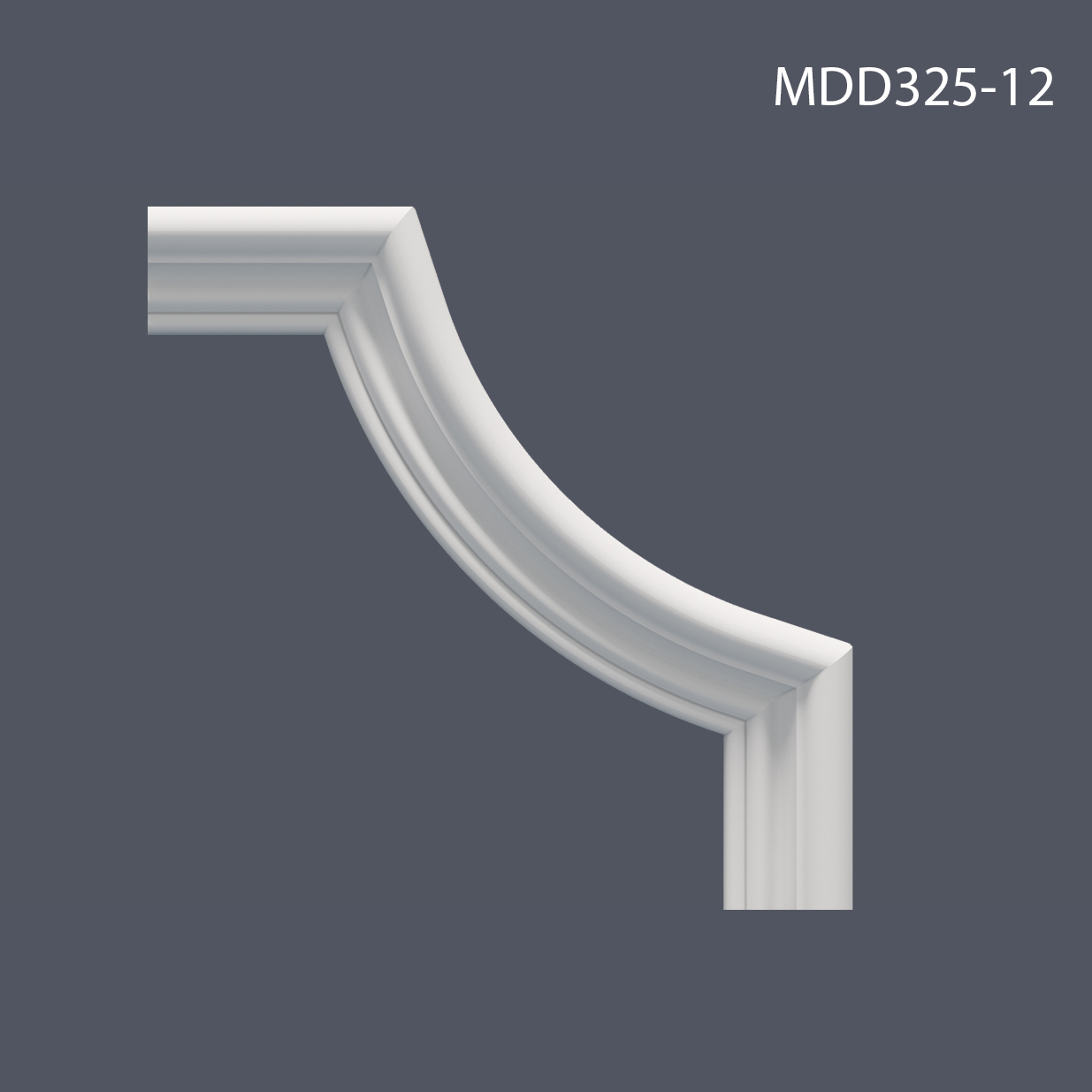 Coltar decorativ MDD325-12 pentru braul MDD325F, 23 X 23 X 4.1 cm, Mardom Decor